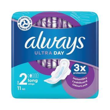 Always Ultra Day Pads 2 Long Wings 11s | Discount Medicines